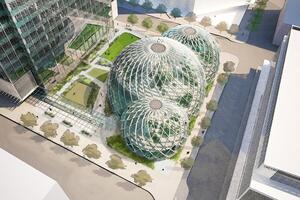 Amazon će graditi zgradu u obliku staklene bašte