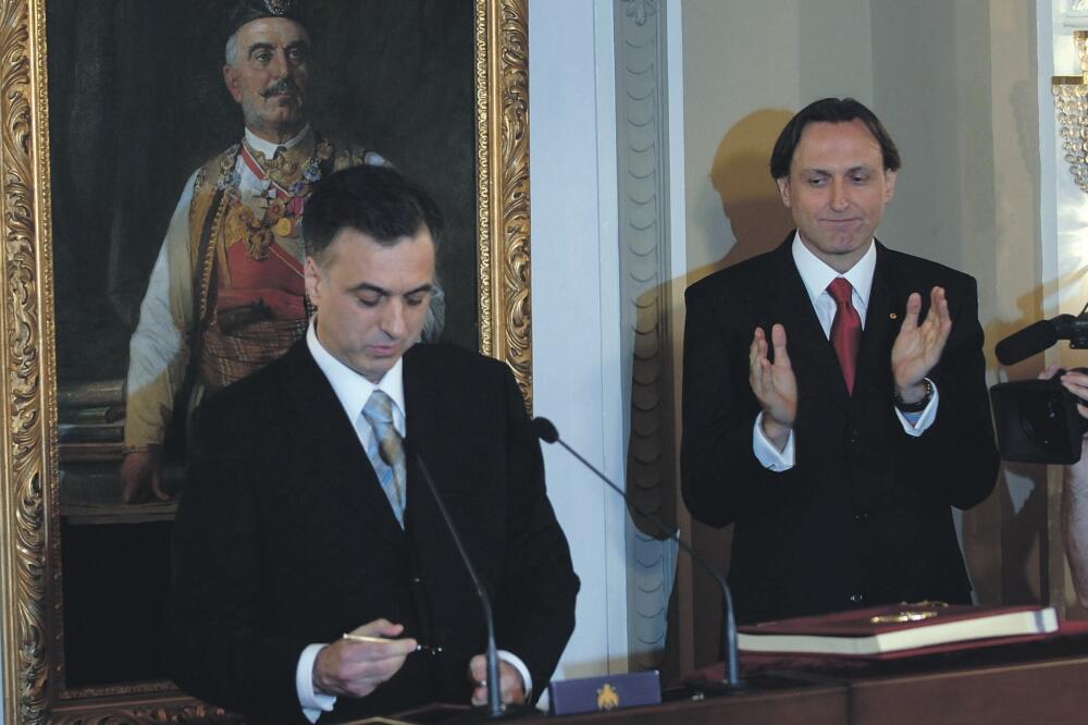 Filip Vujanović, Ranko Krivokapić, Foto: Arhiva "Vijesti"