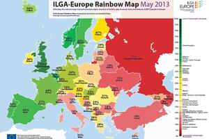 Na mapi homofobne Evrope Crna Gora između dva bloka