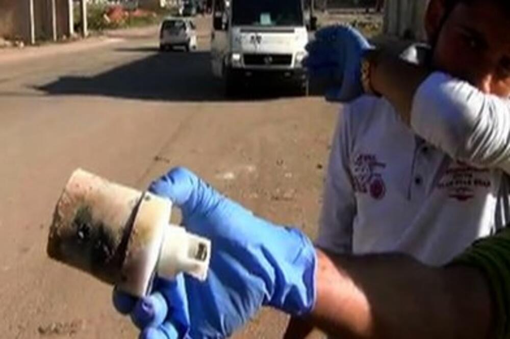 Hemijsko oružje kanister Sirija, Foto: BBC
