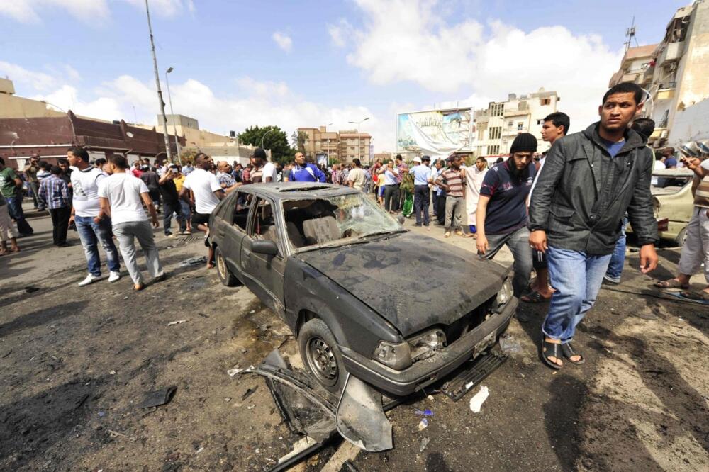 Bengazi automobil-bomba, Foto: Reuters