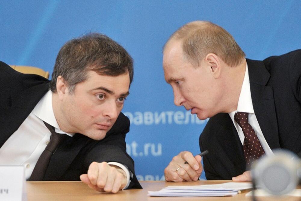 Vladislav Surkov, Vladimir Putin, Foto: Reuters