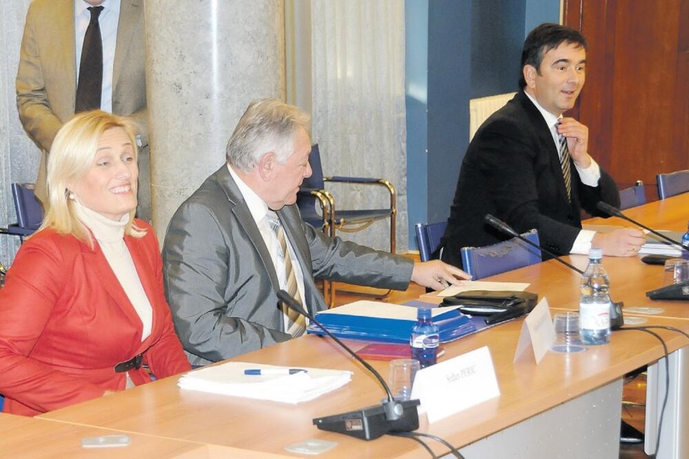 Azra Jasavić, Velizar Kaluđerović, Nebojša Medojević, Foto: Vesko Belojević