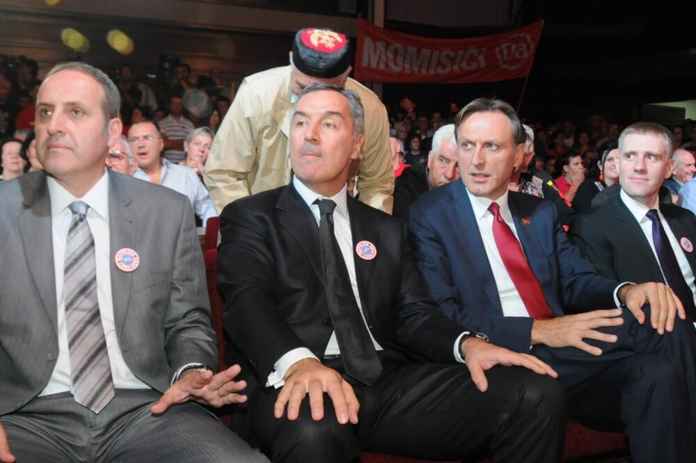 Andrija Popović, Milo Đukanović, Ranko Krivokapić, Foto: Arhiva "Vijesti"