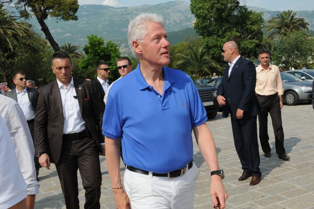 Klinton u Budvi, Foto: Savo Prelević