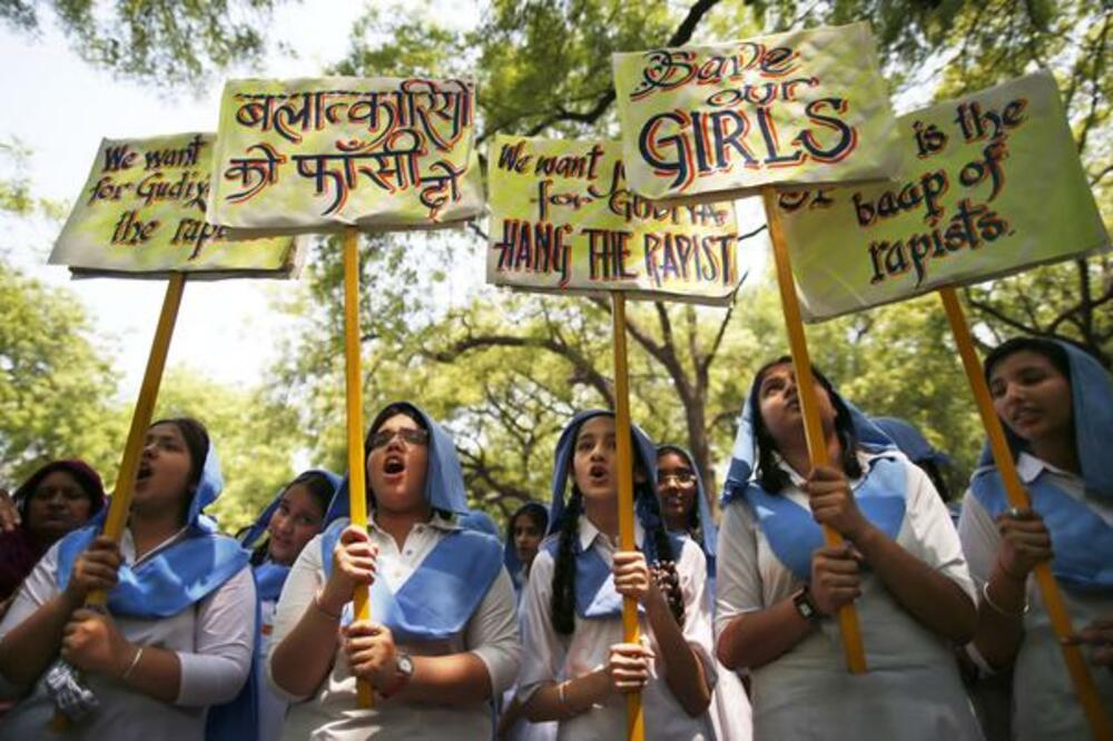 Indija, silovanje, protest, Foto: Beta/AP