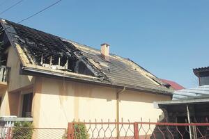 Gusinje: Izgorio krov kuće Laličića