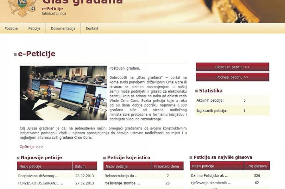 e-peticija, Foto: Screenshot