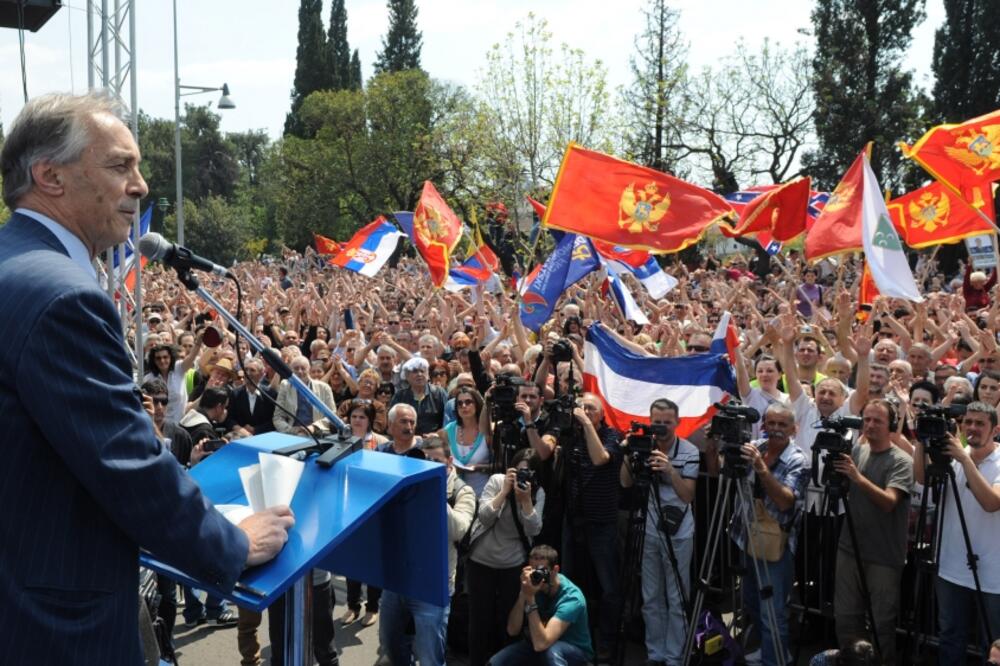 protest 20. april, Foto: Savo Prelević
