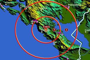 Slabiji zemljotres kod Petrovca
