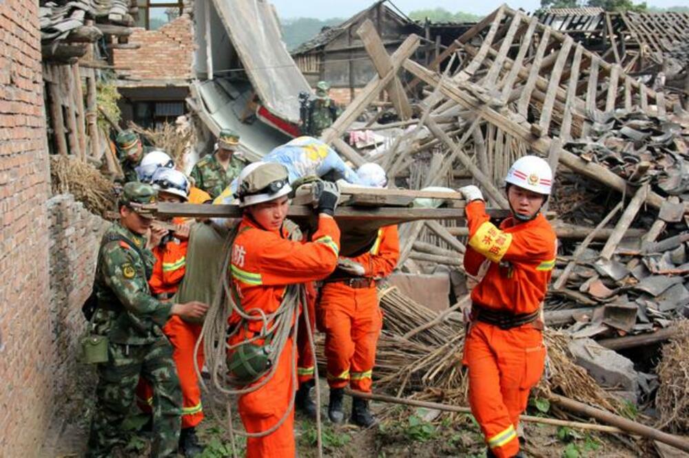 Kina, zemljotres, Foto: Beta/AP