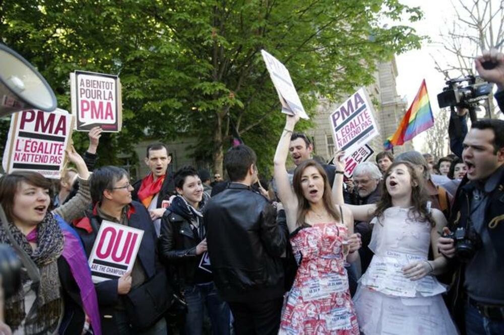 Pariz, Francuska, istopolni brakovi, Foto: Beta/AP