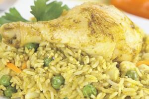 Ljuta piletina s pirinčem