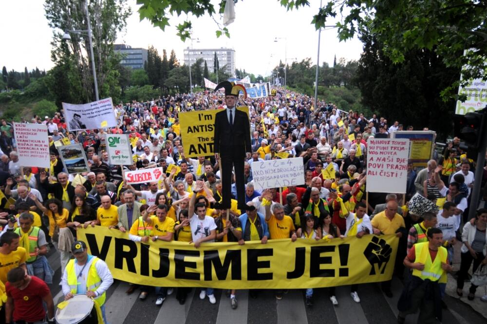 Protest 24. maj, Foto: Boris Pejović