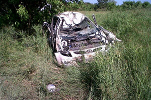 Južna Afrika: Slon prevrnuo i uništio vozilo sa dvojicom turista