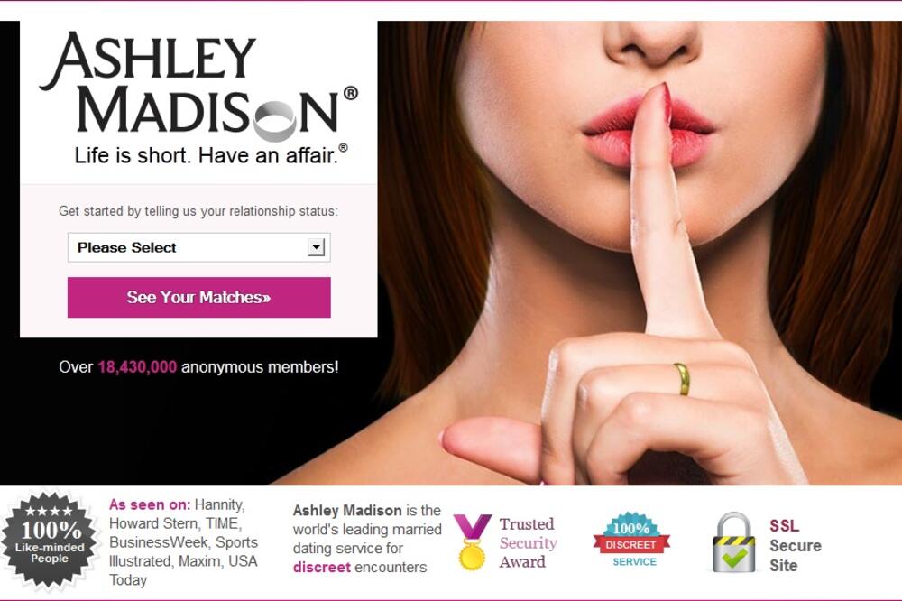 Ashleymadison.com, Foto: Screenshot