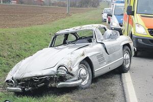 Mehaničar havarisao Mercedesov oldtajmer: Šteta 650.000 eura