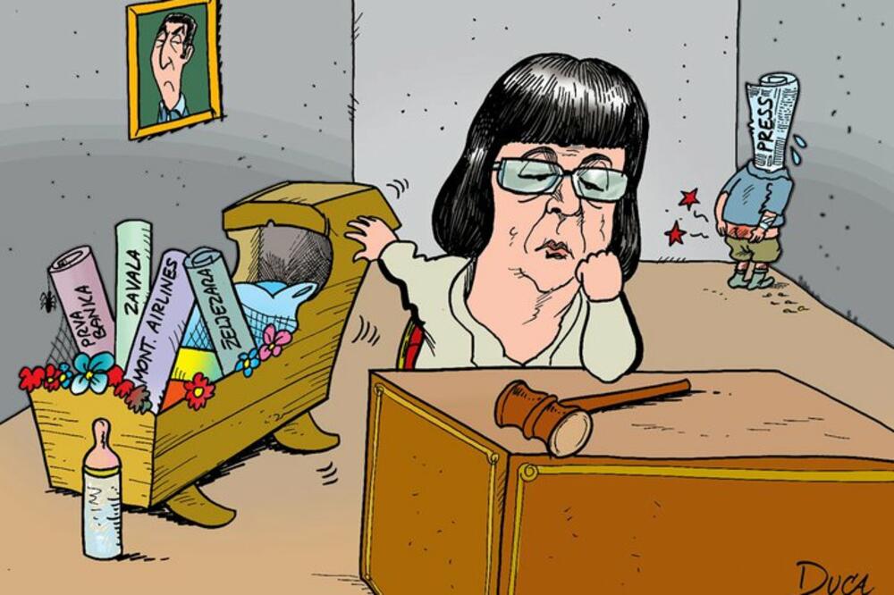 karikatura Duca, Ranka Čarapić, Foto: Karikatura Duca