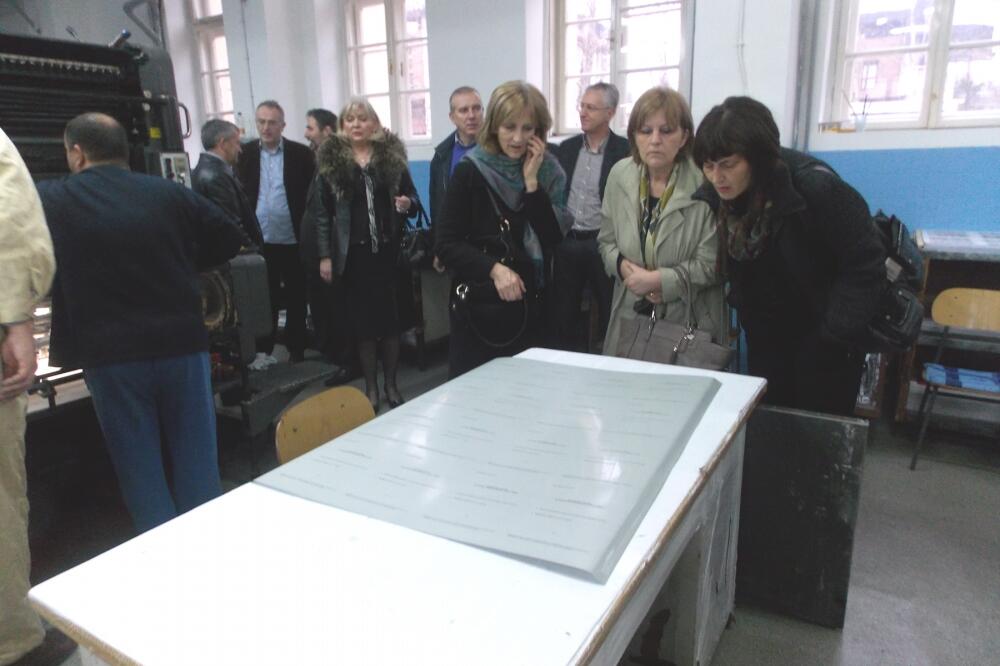 Štampanje glasačih listića, Foto: Danijela Lasica