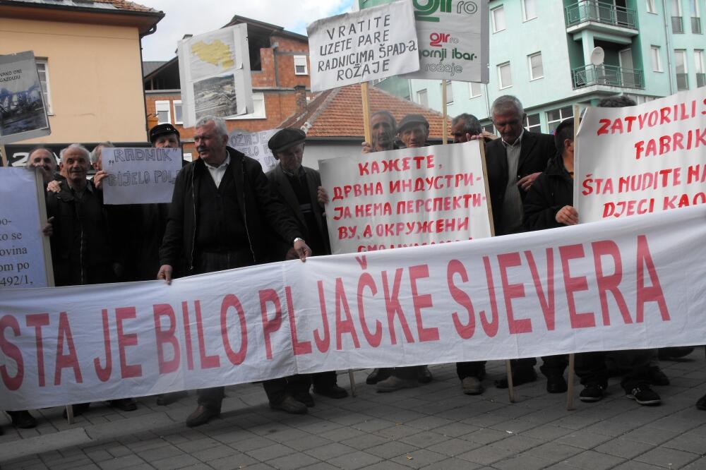 Rožaje, protest, Foto: Aida Skorupan