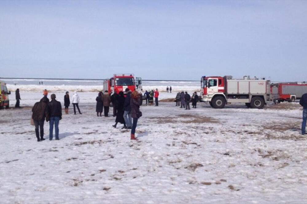 Letonija, santa leda, spašavanje, Foto: Twitter/ @skrabans