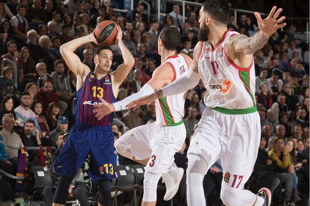 Plejmejker Barselone Toma Ertel na utakmici sa Baskonijom, Foto: Euroleague