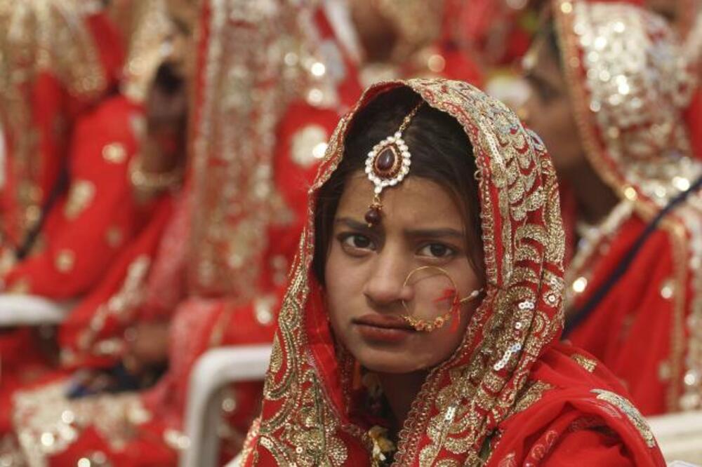 grupno vjenčanje, Indija, Foto: Beta/AP