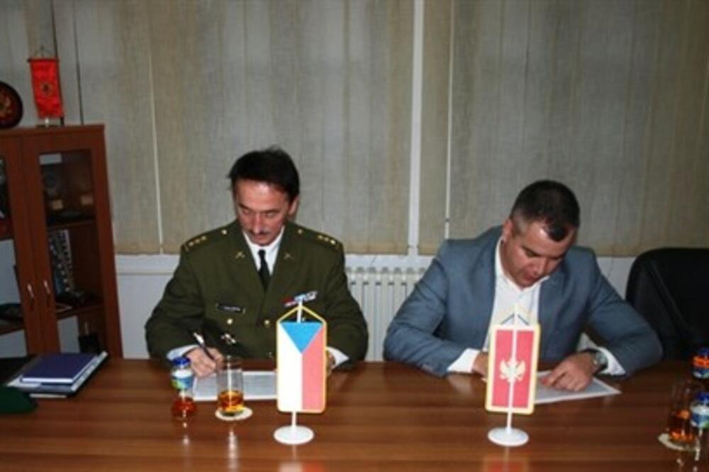 Lorent Kurtosi, Dragan Samardžić, Foto: Odbrana.gov.me