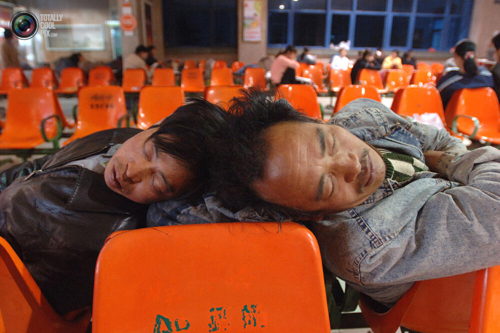 Kinezi, spavanje, Foto: Totallycoolpix.com