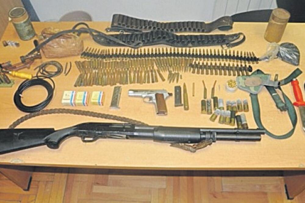 municija, Danilovgrad, Foto: Uprava policije
