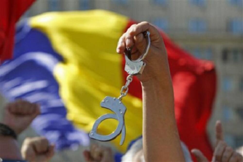 Rumunija, hapšenje, Foto: AP