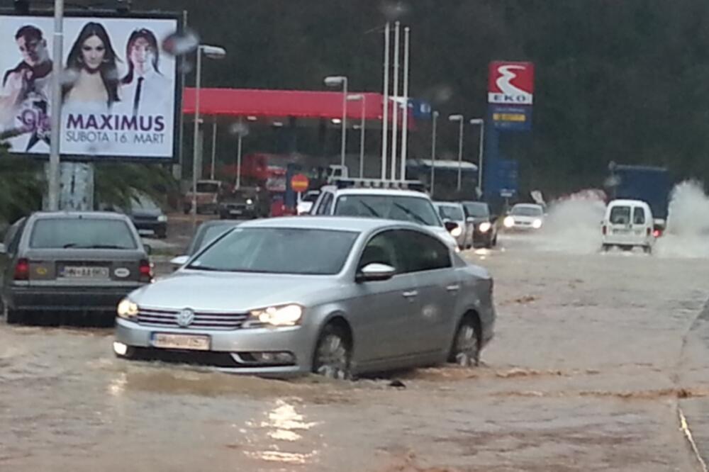 Herceg Novi, poplave, Foto: Čitalac reporter