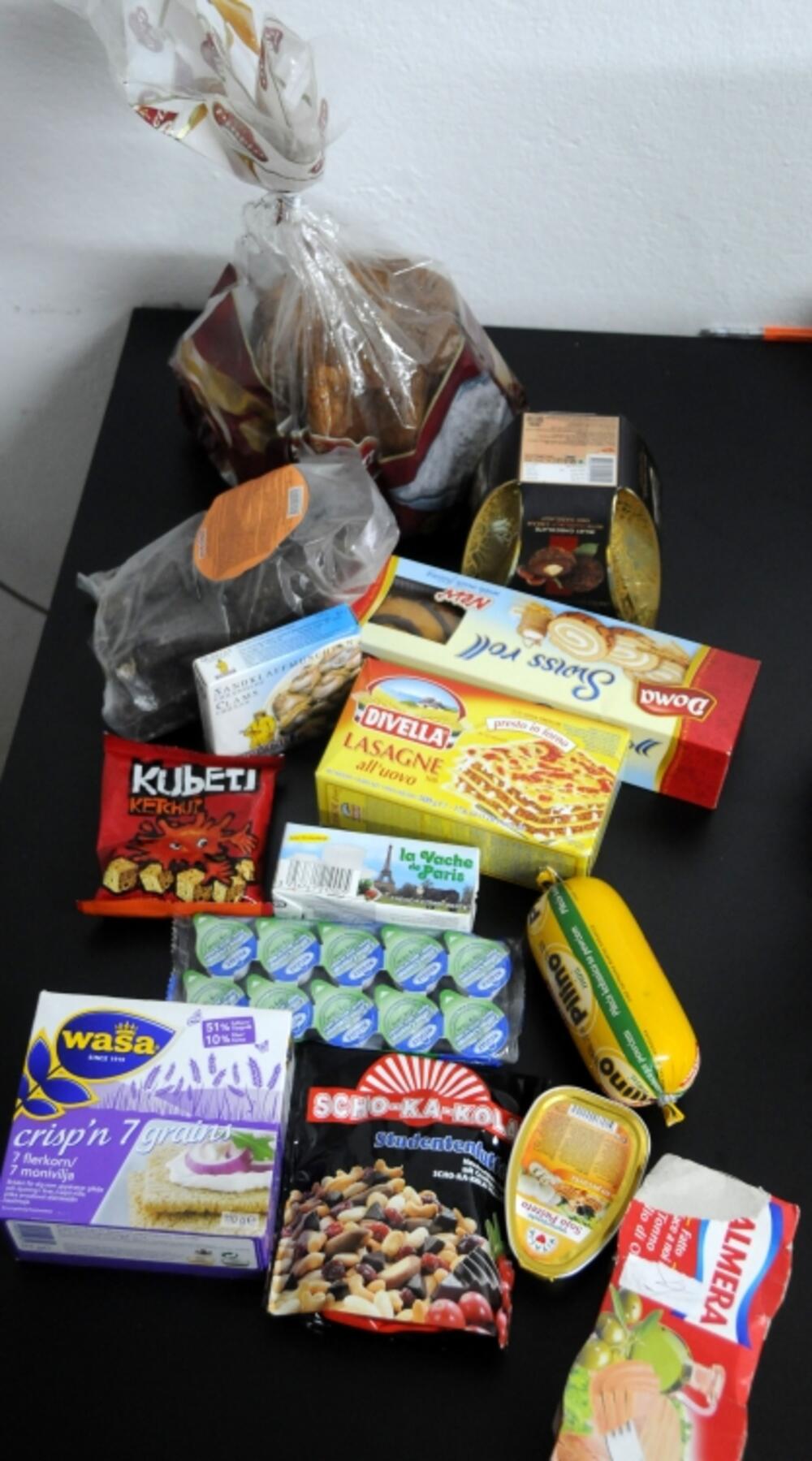 hrana, bez deklaracije