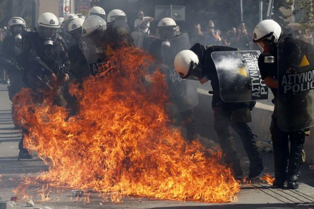 Protesti Grčka, Foto: Beta/AP