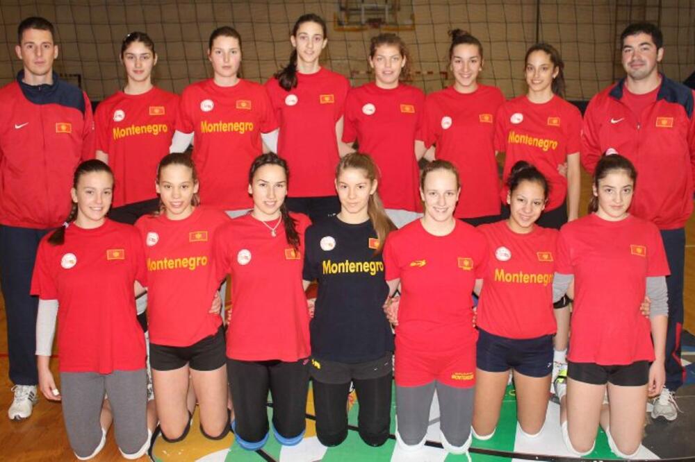 Ženska kadetska odbojkaška reprezentacija, Foto: Odbojkaški savez Crne Gore