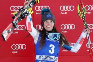 Prvijenac Tine Vajrater, pobijedila u superveleslalomu u Garmišu