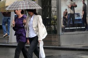 U utorak slabe padavine