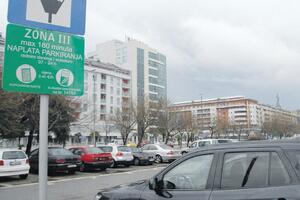 Od 1. marta parking u Bloku V i Dalmatinskoj ulici se naplaćuje