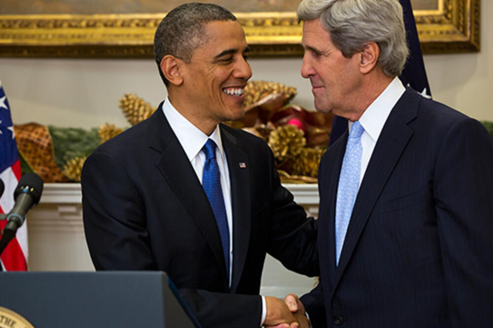 Obama i Džon Keri, Foto: AP