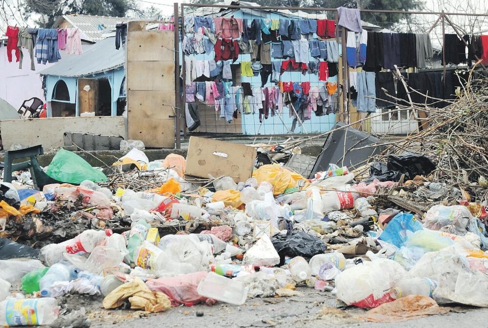 Ulica Koste Racina, smeće