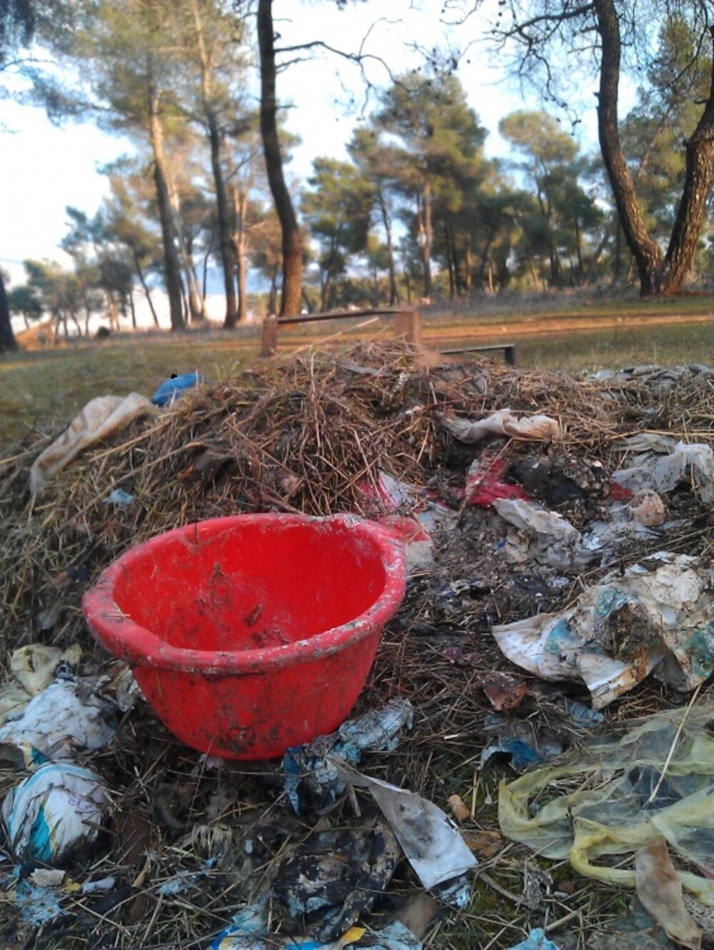 Ćemovsko polje, smeće, Podgorica