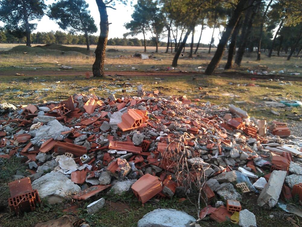 Ćemovsko polje, smeće, Podgorica