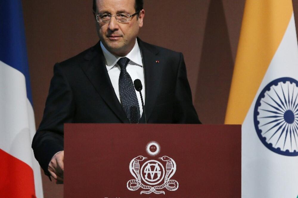 Fransoa Oland u Indiji, Foto: Beta/AP