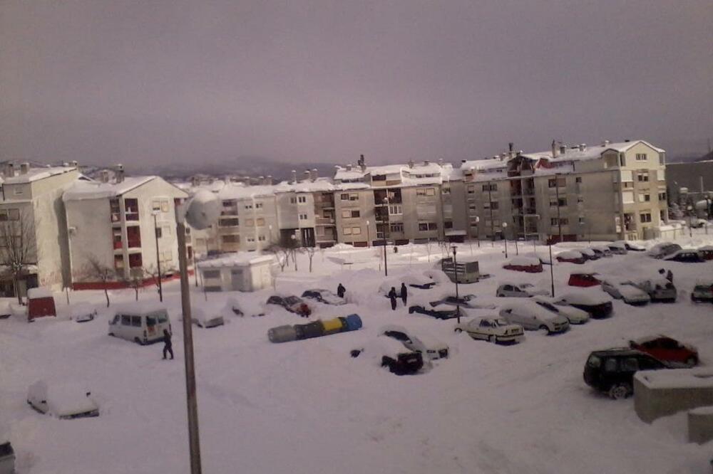 Nikšić, snijeg, Foto: Marko Marković