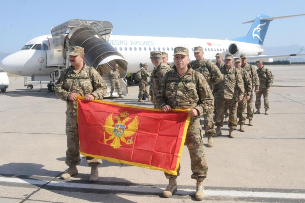 Povratak crnogorskih vojnika iz Avganistana, Foto: Vesko Belojević