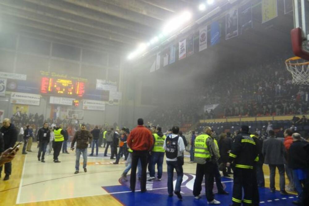 Prekid finale Kupa Srbije, Foto: B92