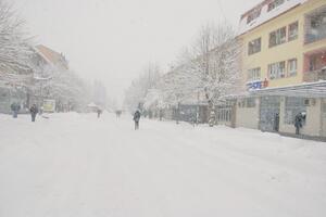 Snijeg i kiša u Podgorici