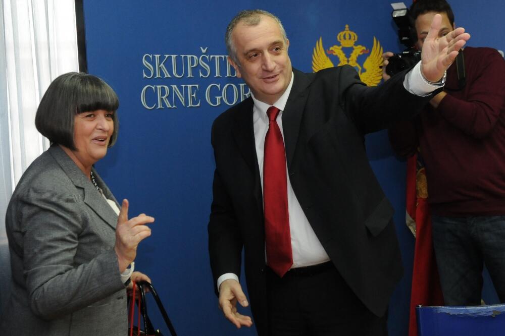 Ranka Čarapić, Predrag Bulatović, Foto: Arhiva "Vijesti"