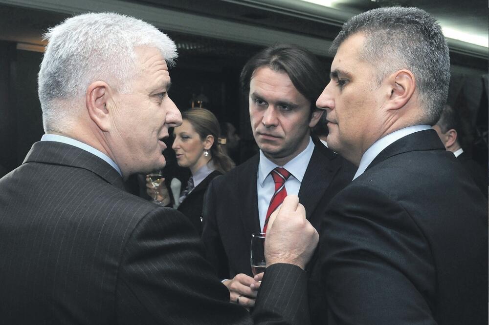 Duško Marković, Raško Konjević, Ivan Brajović, Foto: Arhiva "Vijesti"