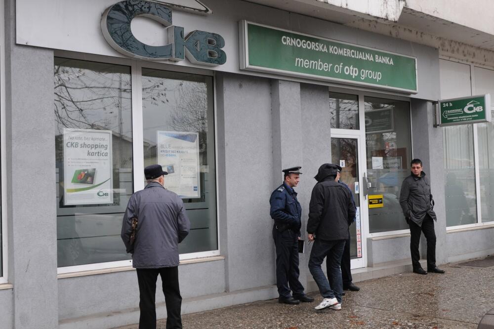 CKB pljačka, pljačka CKB, Foto: Savo Prelević